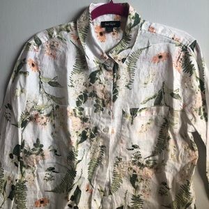 Lord & Taylor linen shirt. Worn once.